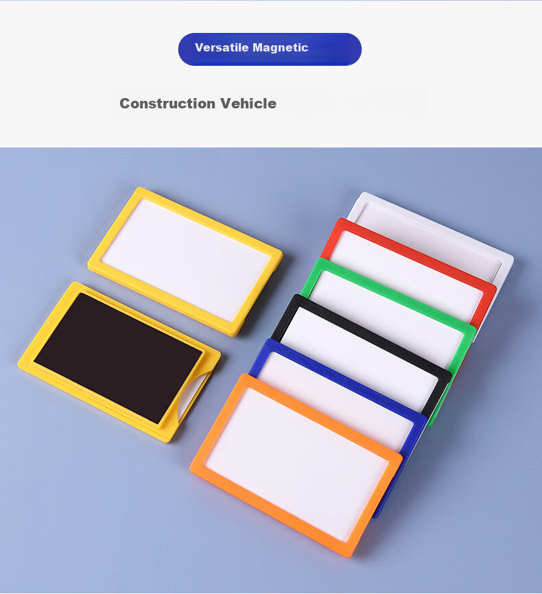 Shushan Warehouse Signage Magnetic Shelf Labels Partition Identification Cards Material Classification Tags 6x10cm Blue (10 Pack) 5