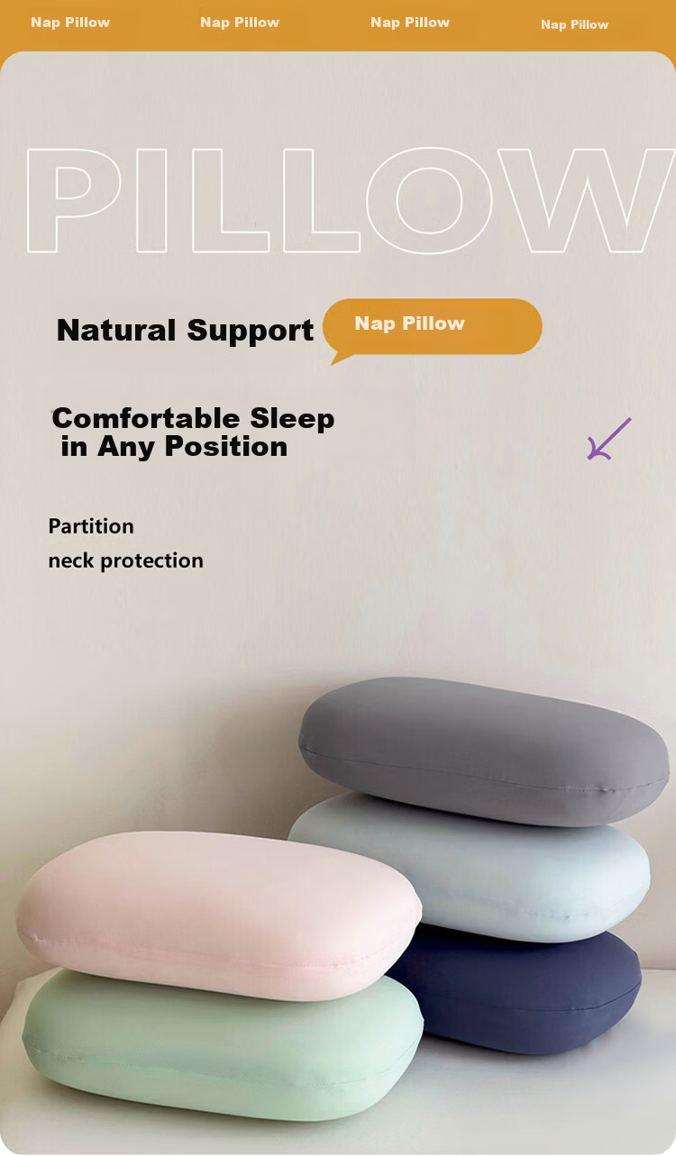 MINISO Multifunctional Pillow Office Nap Pillow Prone Sleeping Pillow Lumbar Support Student Nap Essential Portable Cushion 1