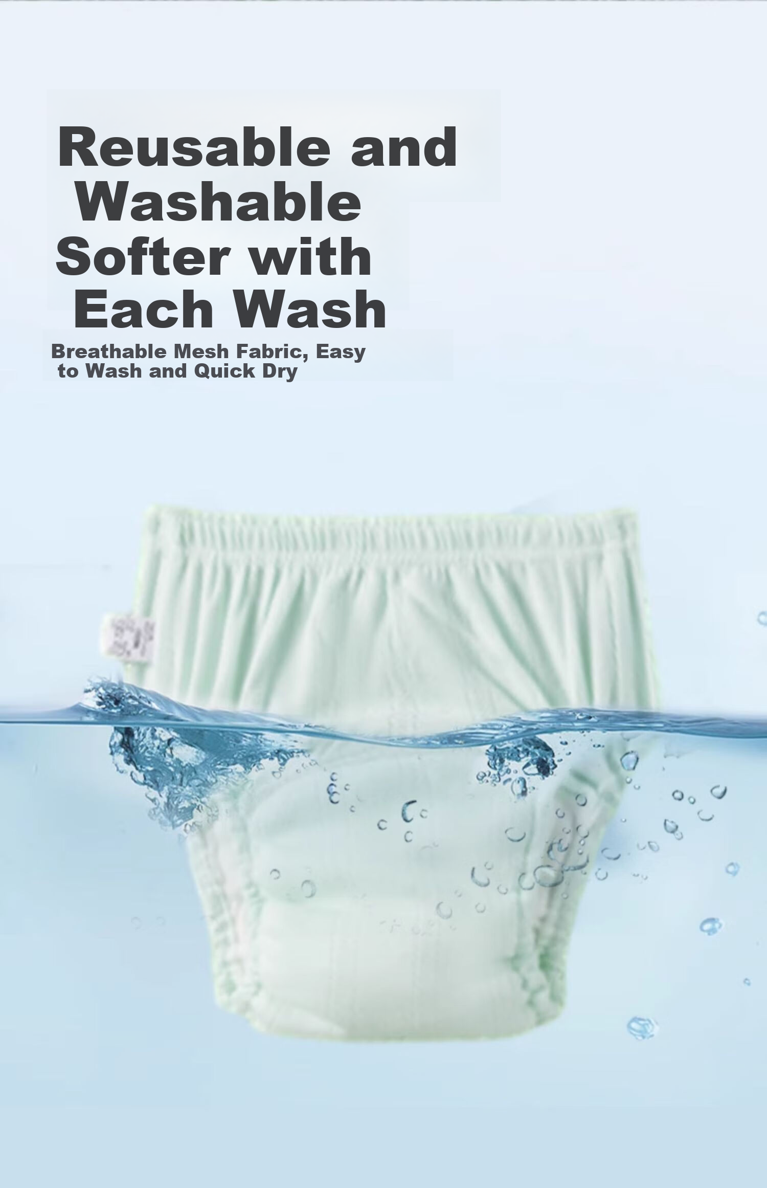 JOYNCLEON Baby Potty Training Pants Waterproof Breathable Washable 4-Pack Size 110 JGN155909 18