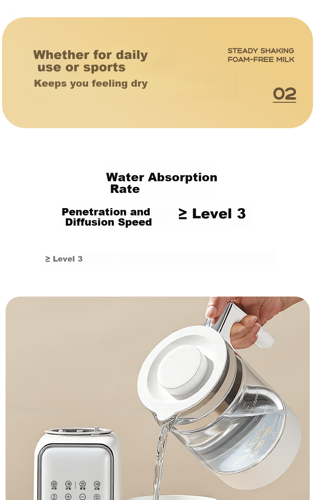 Puriton Thermostatic Kettle Baby Milk Preparation Household Large Capacity 2L Full Glass Body Quantitative Temperature Control Water Dispenser 11