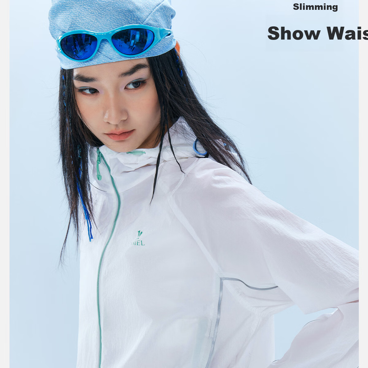 Camel Iceberg Sunscreen Jacket Goddess Edition Short Spring Summer New Outdoor Original Yarn Skin Jacket Women M26BA30013 3