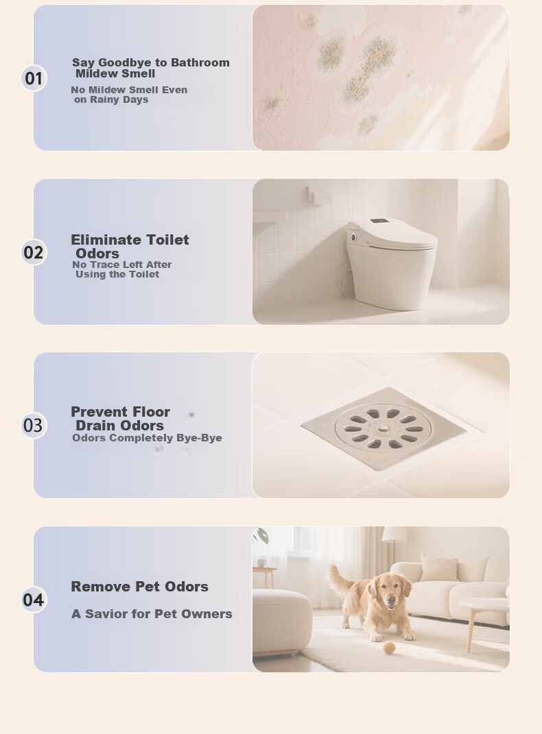 Midea Smart Bathroom Heater Ring Series Thermostatic Ion Cloud Sterilization Odor Sensing Heater F5 [All-Inclusive Price] 4