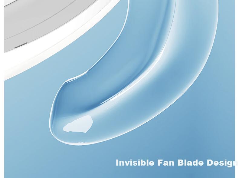Dell Fan Light Puri Eye Protection LED Invisible Blades Dining Bedroom Remote Dimming Integrated Bladeless Ceiling Fan Light Zhongshan 13