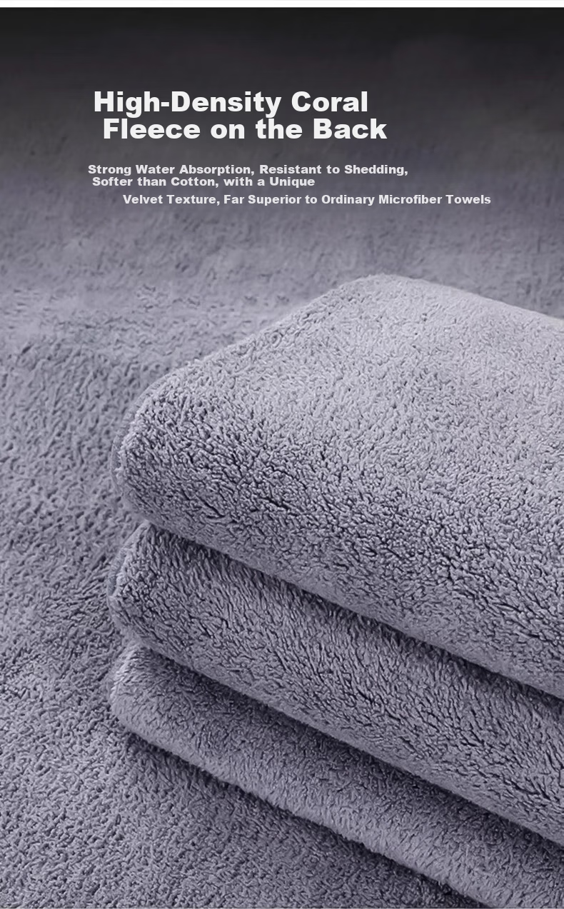 Guangduola Suede Car Cleaning Towel, Lint-Free, Water-Absorbent, 30x75CM, 2 Pieces 3
