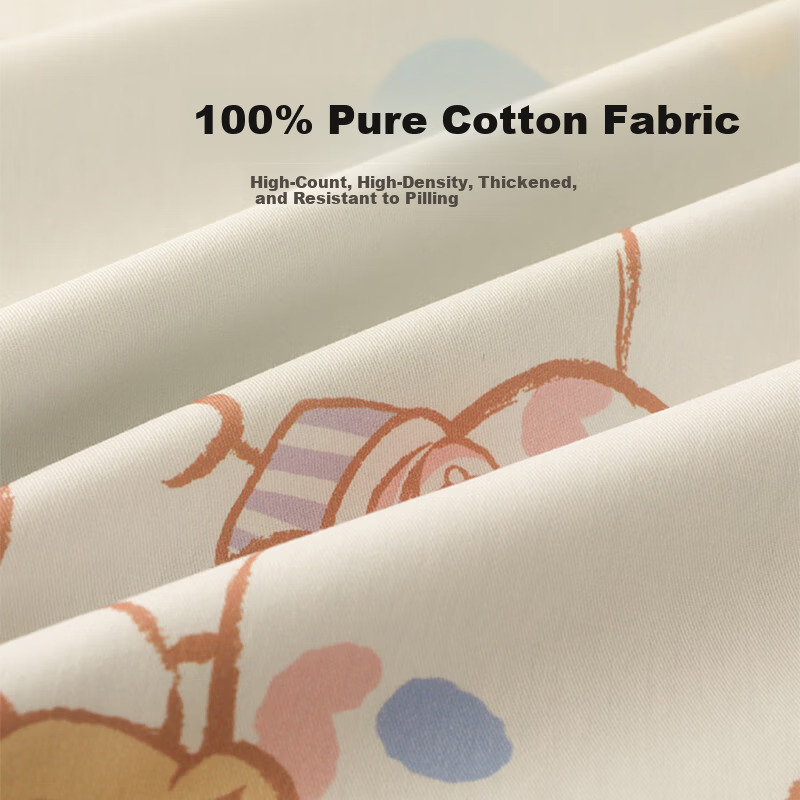 MINISO 100% Cotton Pillowcase Set of 2, Pure Cotton Xinjiang Cotton Pillow Protector Covers 48x74cm