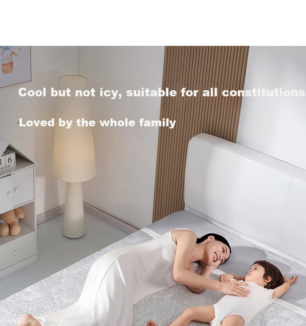 Liangliang Baby Tencel Ramie Cooling Mat for Children Dormitory, Suitable for 1.5m Bed, 205*185CM 4