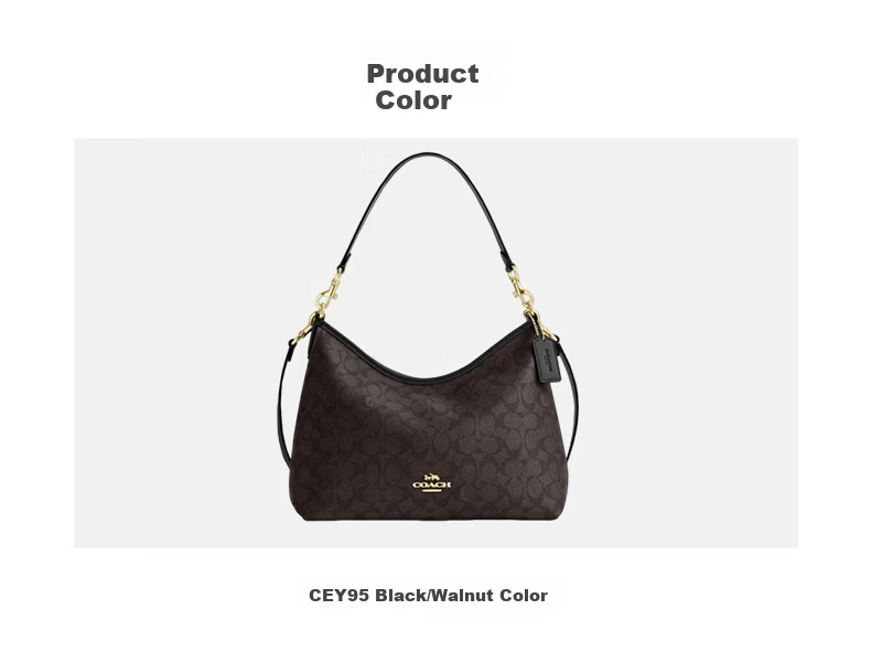 COACH Women's LAUREL Tote Crossbody Bag Walnut Upgraded CEY95 Gift 2