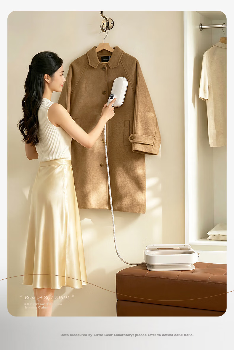 Bear Titanium Hanging Garment Steamer Handheld Portable Desktop Steamer 90g/min High Steam Electric Iron 2026 New Model ZQZ-E15D1 8
