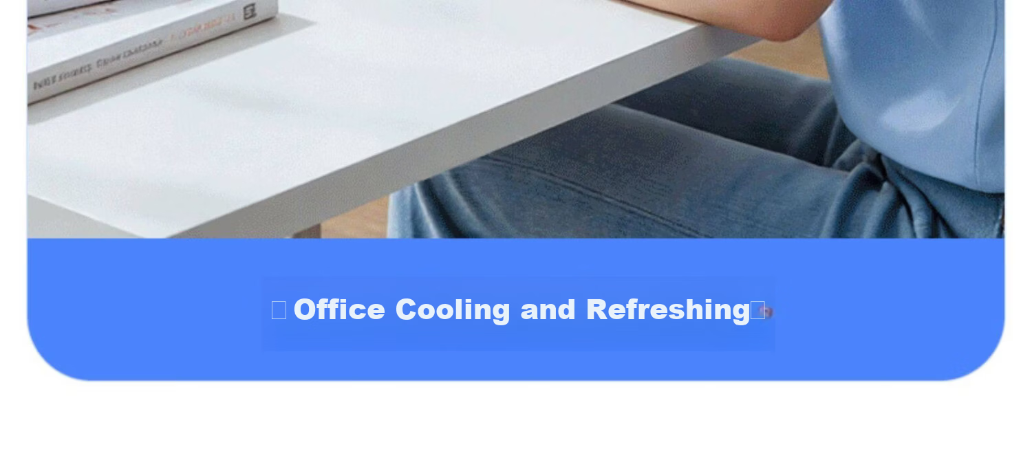 Ultra-Quiet Mini USB Desktop Fan for Office, Dormitory, Outdoor Camping - Portable Table Floating Air Cooler (Plug-in Black) 8
