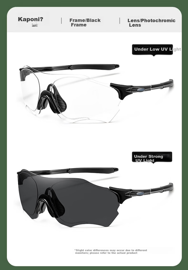 Carpenny Hiking Mountaineering Goggles Men Photochromic Cycling Glasses Women Day Night Outdoor Sports Sunglasses UV Protection 21