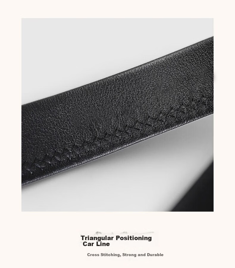 JEEP Men's Genuine Leather Automatic Buckle Belt 2026 New High-End Waistband Gift for Boyfriend Husband 6