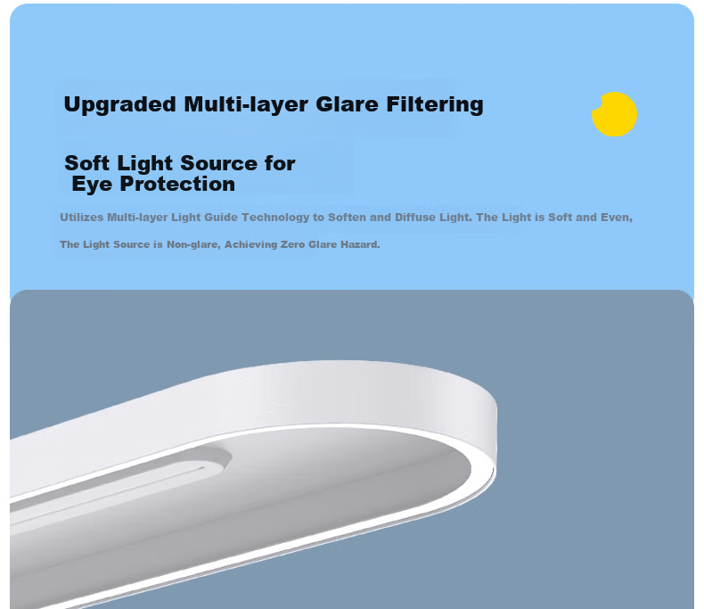 Tongshijie Desktop Large Road Eye Protection Lamp Full Spectrum Student Study Desk Lamp Children's Blue Light Blocking Reading Lamp 48W 16
