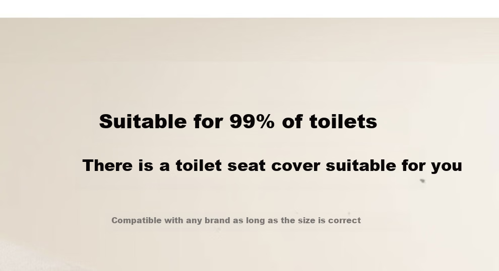 Songjing Universal Thickened Toilet Seat Cover Household Anti-Break Old-Style Flush Toilet Seat Ring Accessory Silent Lid 7