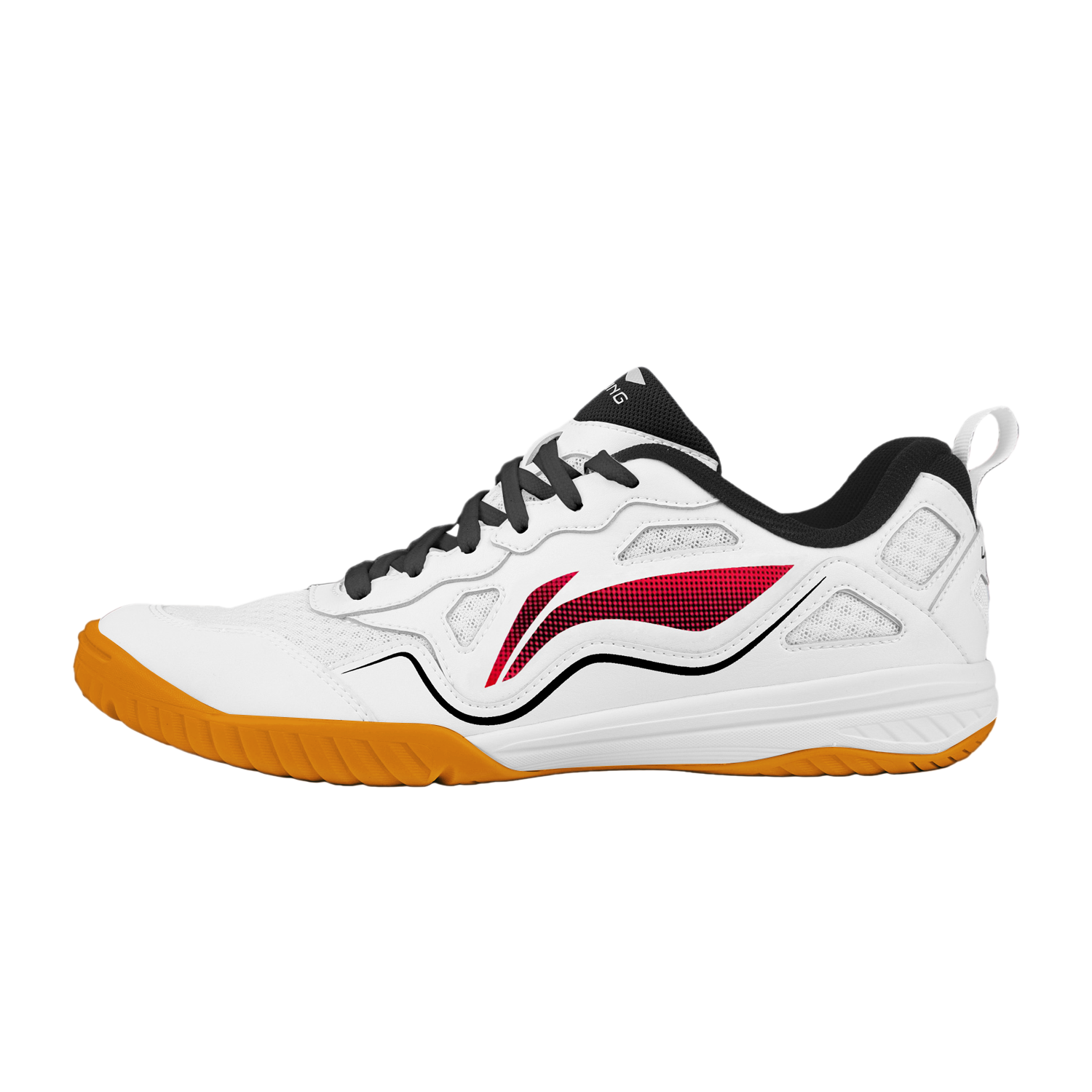 LI-NING Ping Pong Shoes Unisex Sports Shoes Breathable Non-Slip Eagle Eye 3.0 ESS White Green Size 42