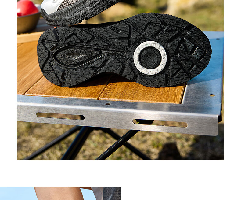 361° Wuren Outdoor Sports Shoes for Men, Commuter Thick-Soled Wear-Resistant Shock-Absorbing Wide-Fit Casual Running Shoes 672636771-1 40