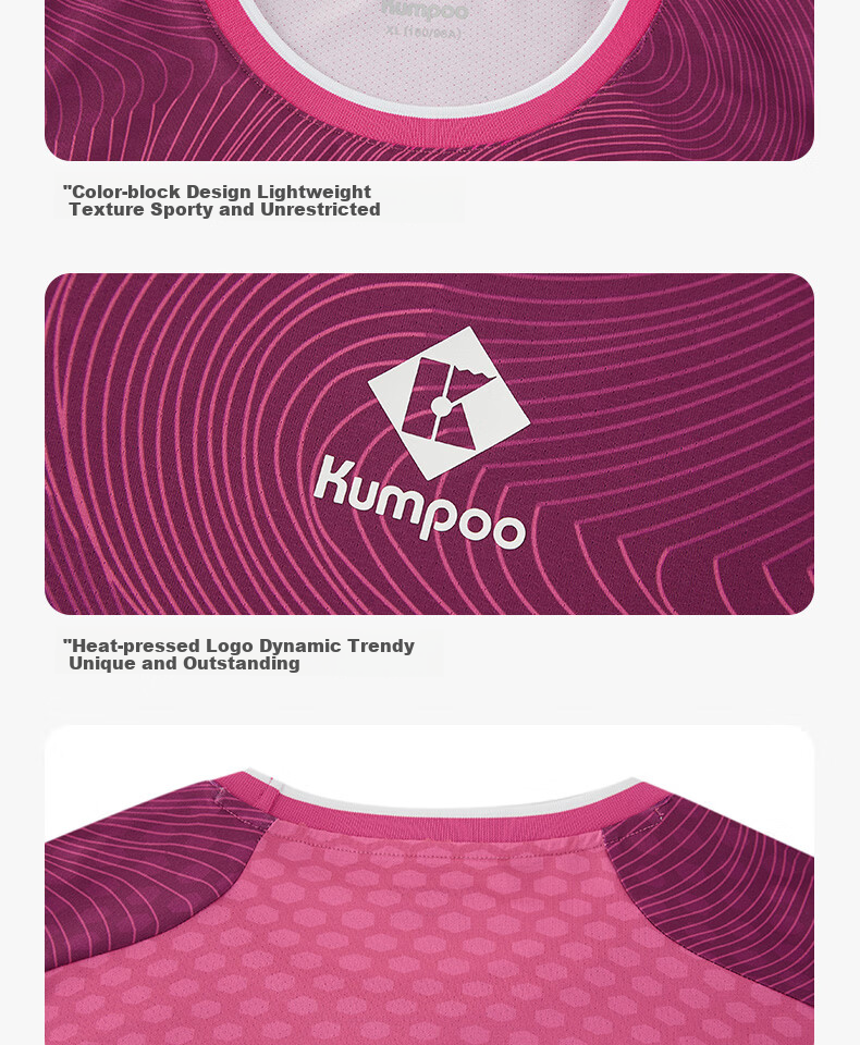 KUMPOO 26th Anniversary New Quick-Dry Breathable Sleeveless Badminton Sports Vest K261M-4057 Dark Blue S 11