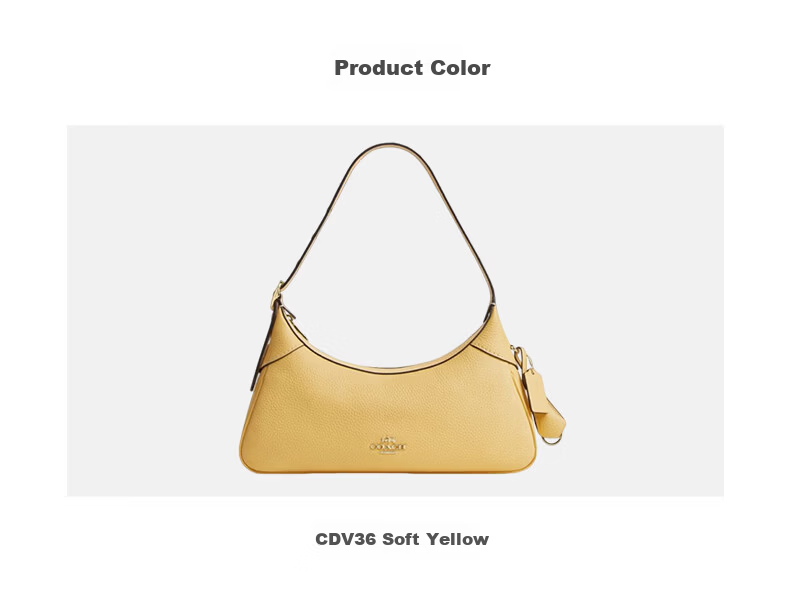 COACH Women's ELLA Large Shoulder Handbag Crossbody Bag CDV37 Gift 3