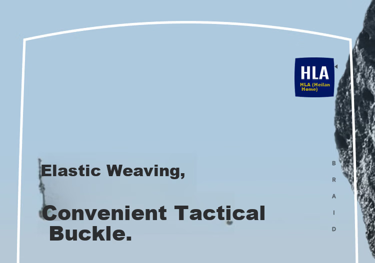 HLA Men's Tactical Buckle Belt Versatile Fashion Waistband Anniversary Birthday Gift for Boyfriend Gift Box Set 1
