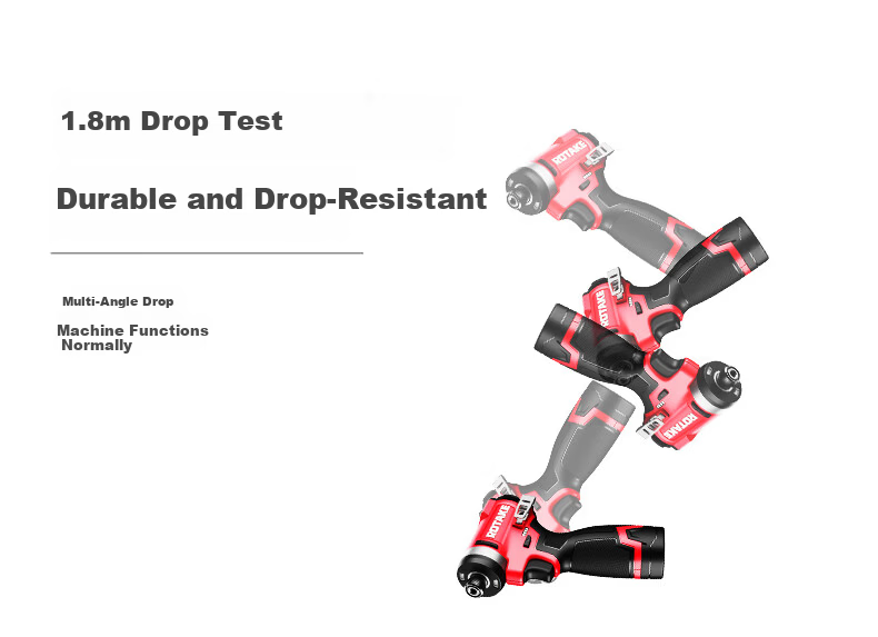 Rotary 16V Brushless Lithium Impact Cordless Drill Electric Screwdriver Power Tool S11 Color Box 8