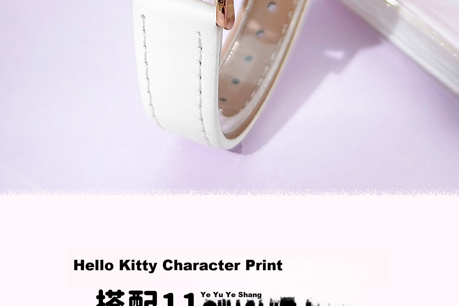 Hello Kitty Girls' Watch Student Dual Calendar Luminous Waterproof Kids' Watch for Elementary and Middle School Girls Exam Wristwatch 6