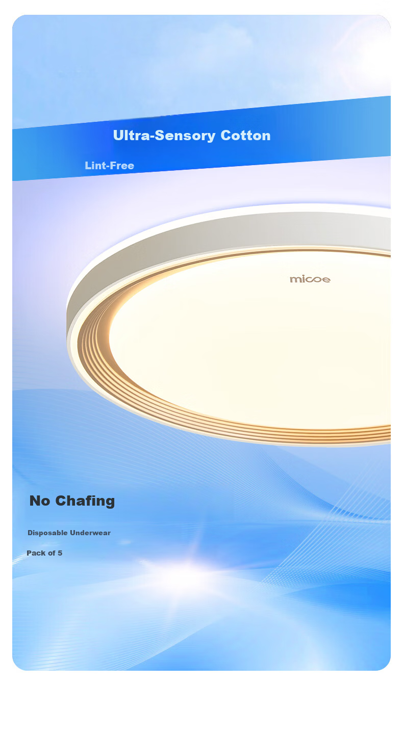Micoe Four Seasons Eye Protection Full Spectrum Ceiling Light Bedroom Dining Room LED Lighting Simple and Elegant Zhongshan Lighting Yiyue Series 11