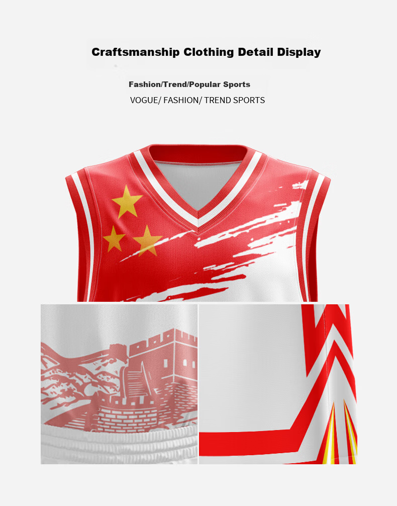 Warrior Custom Soccer Jersey Sports Suit Team Uniform Free Printing HLZQ110-White-L 3