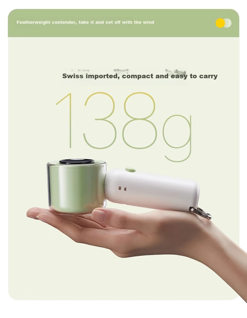 Bear Handheld Mini Portable Fan High-Speed Travel Outdoor Small Cooling Fan DFS-L05C1 Lightweight Portable 13.5H Long Battery Life 3