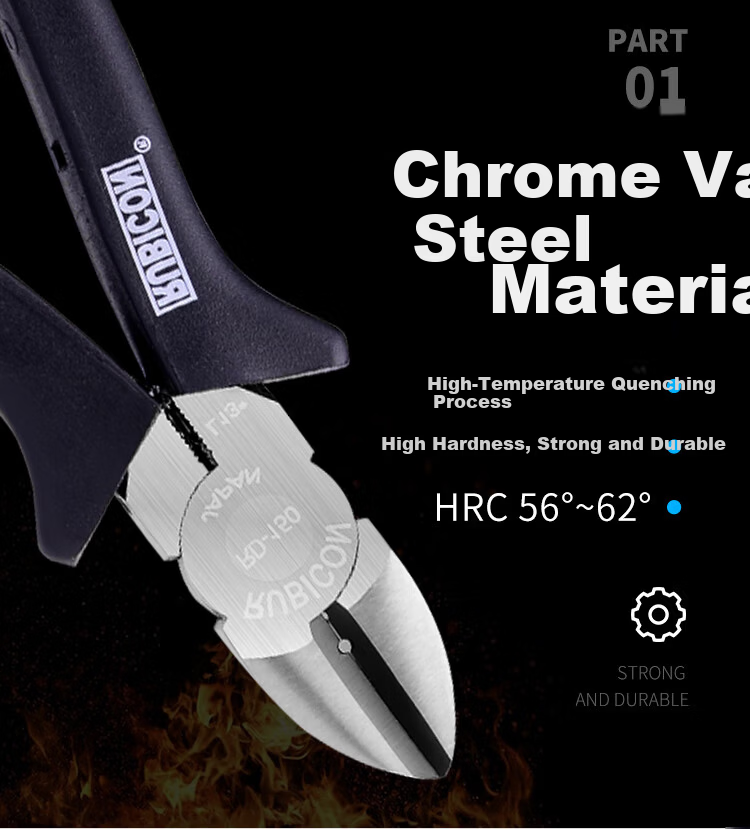 RUBICON Industrial Grade 6-Inch Diagonal Cutting Pliers RD-150 4
