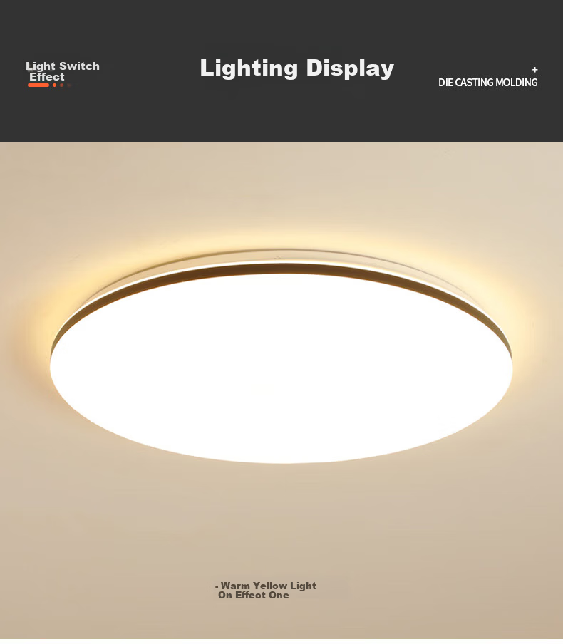 ARROW Arrow Pure Light Source Bedroom Ceiling Light Nordic Dining Room Balcony LED Lamp 7