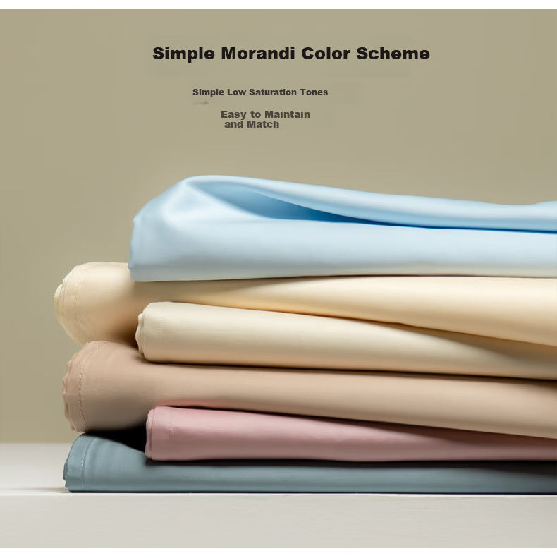 MUJI A-Class 60s 100% Cotton Fitted Sheet Single Piece Pure Cotton Bed Cover Full Wrap Mattress Protector 180*200cm 4