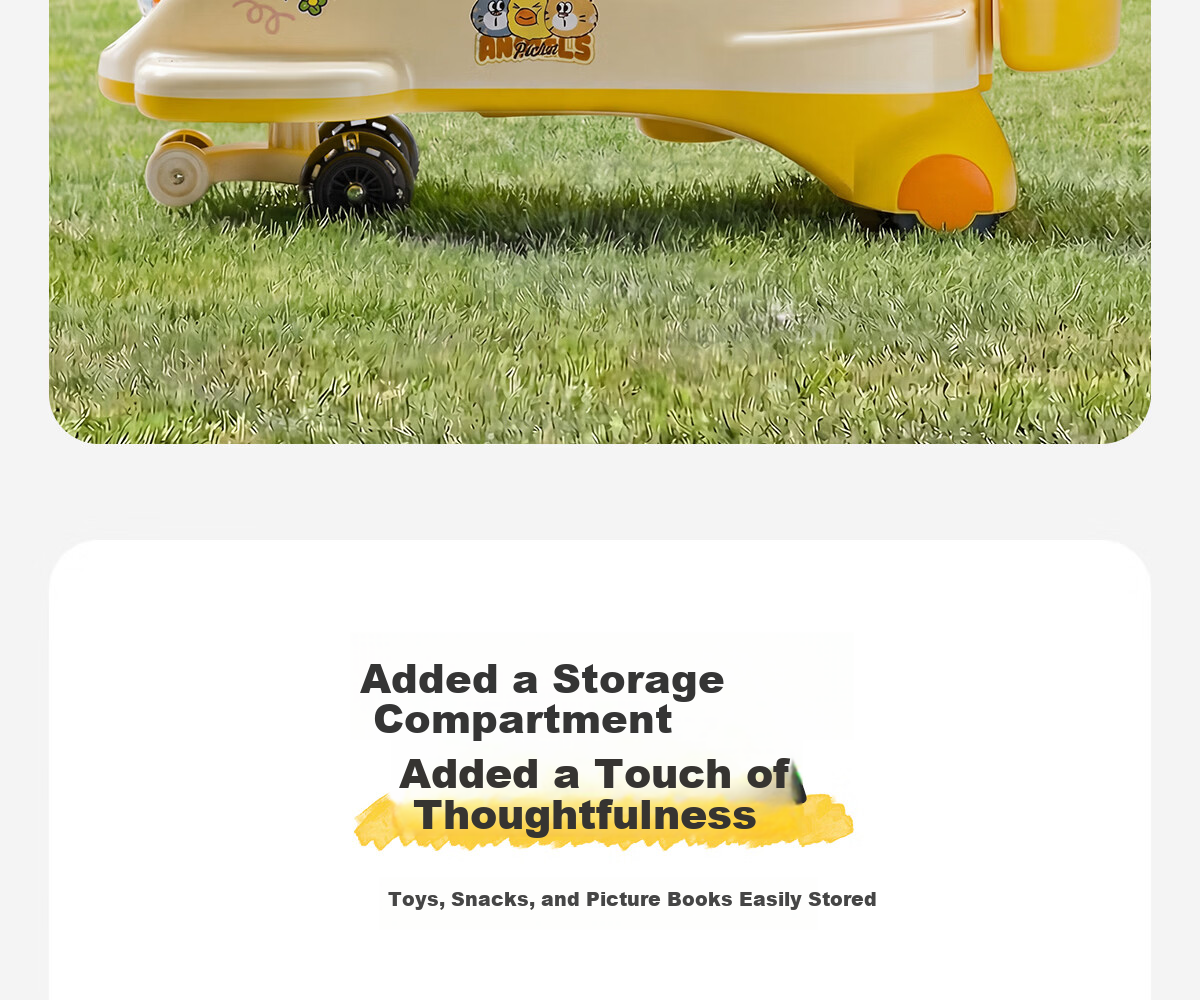 Le Little Yellow Duck Children's Twist Car 1-3-8 Years Old Baby Toy Boys and Girls Birthday First Year Gift Glide Scooter 12