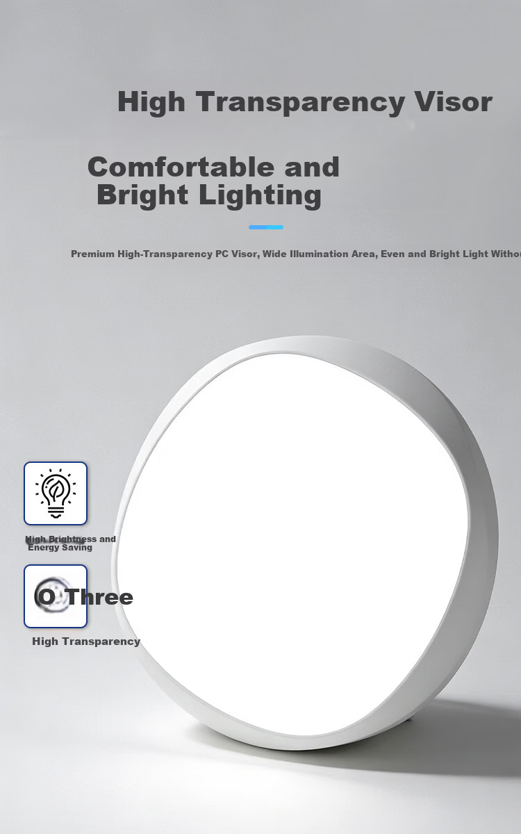 CARE LED Cold Storage Light Moisture-Proof Waterproof Insect-Resistant Ceiling Light Three-Proof Light Frost-Resistant Moisture-Proof Round 15W White Light 6500K 1 Piece 4