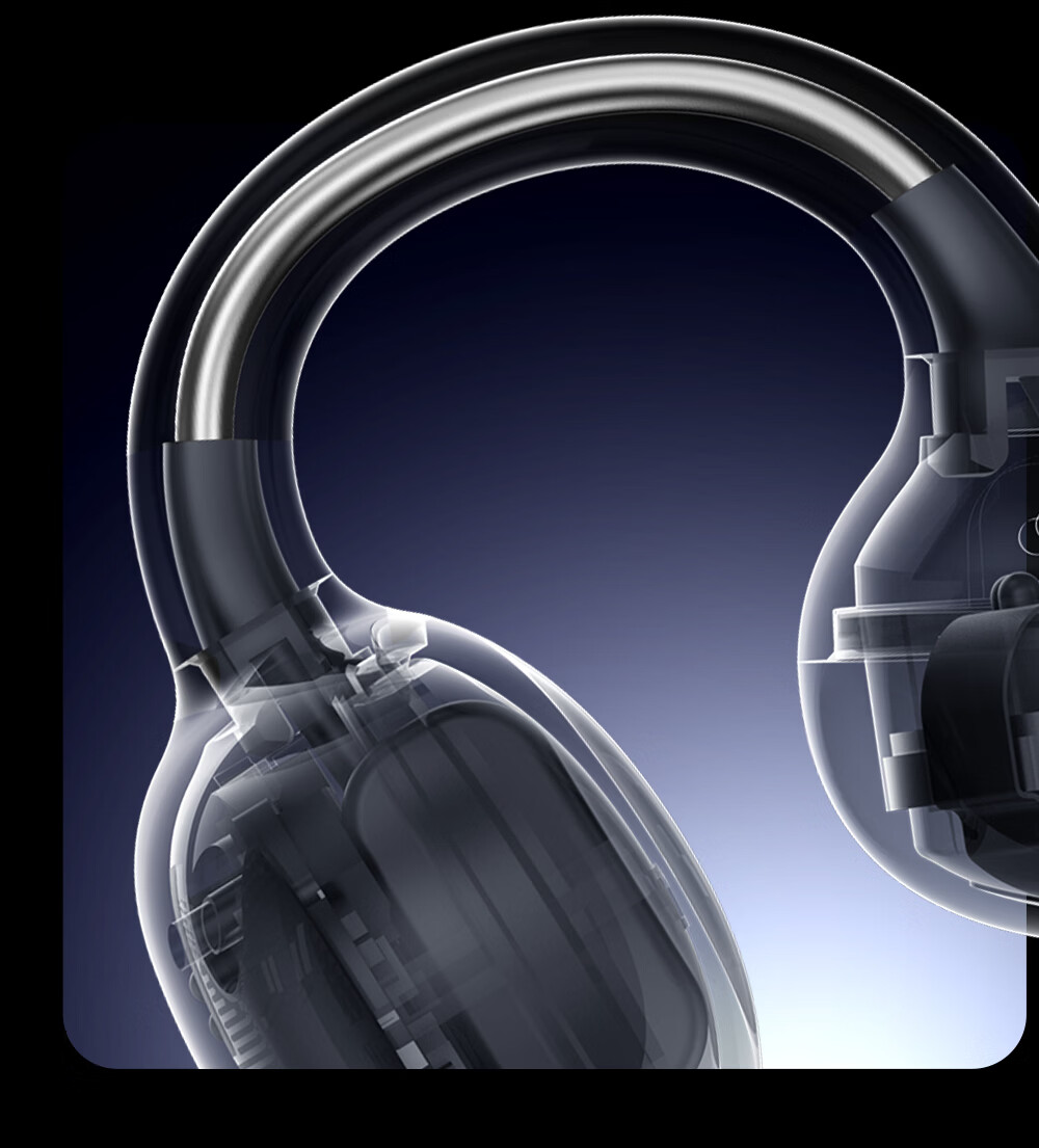 Black Shark Fengming Pro Clip-on Bluetooth Earphones Open-ear Wireless Running Sports AI Gaming Noise Cancelling New T20 Compatible with Apple 17 Max Huawei 80 Xiaomi 16 9