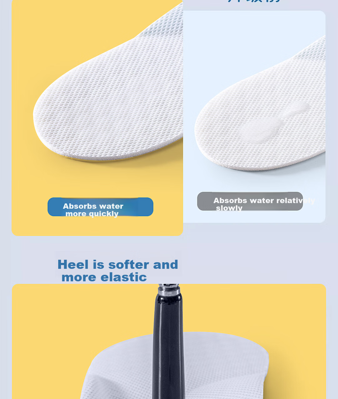 Warrior 2-Pack Kids' Insoles Cuttable Massage Shock Absorption Comfortable Sweat-Absorbing Breathable Size 31-35 Model 0003 8