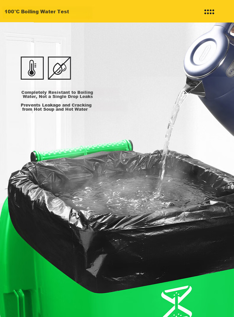 Haosikepu Large Flat Garbage Bags 4 Mil Industrial Extra Thick 120x140cm 50pcs Extra Large Black Trash Bags for Mall Restaurant Hotel Sanitation Property Use 9