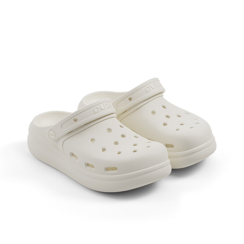 Puxi Cloud Hollow Shoes Women's Summer Outdoor 2026 New Breathable Soft Sole Sandals Unisex Cloud White Size 35-36