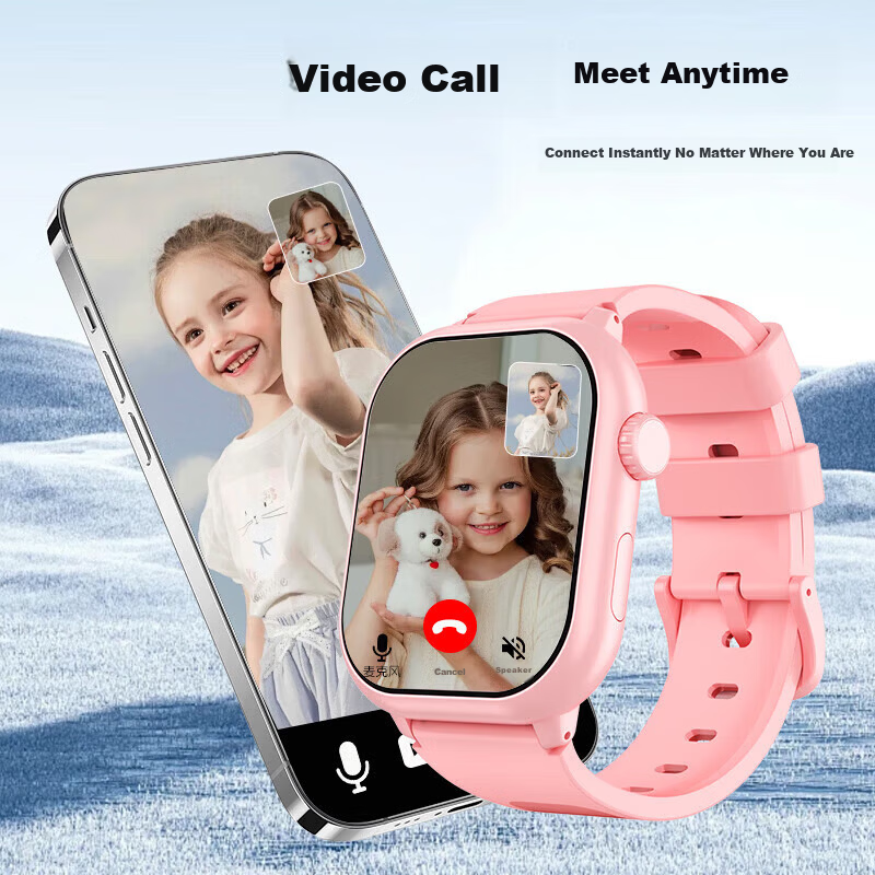 HUWXEAXI Hot Selling New Children's 5G Video Call Phone Watch with Positioning and Eye Protection for Ages 6-18, Elementary to High School Students