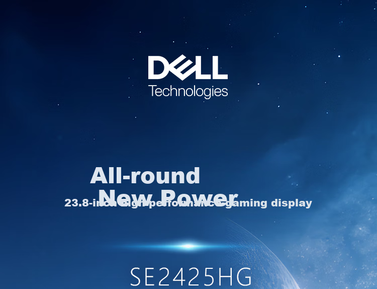 DELL 24-inch Fast IPS FHD 200Hz Low Blue Light FreeSync 99% sRGB Gaming Monitor SE2425HG 1