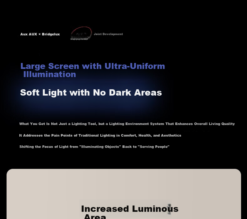 AUX Original Pure Eye Protection AI Voice Smart Control Living Room Ceiling Main Light Modern Minimalist Nordic 4