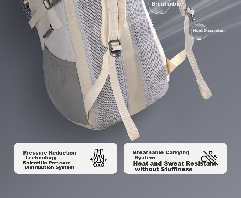 CAMEL Hiking Backpack, Outdoor Sports Rucksack, Lightweight Trekking And Climbing Bag, Cycling And Cross-Country Backpack 10