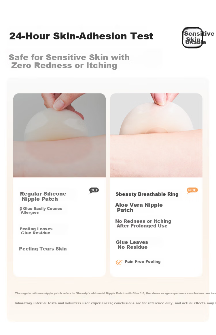 SBEAUTY 6.0 Aloe Vera Nipple Covers 2026 New Centerless Adhesive Pasties Starry Sky 1 Pair 11