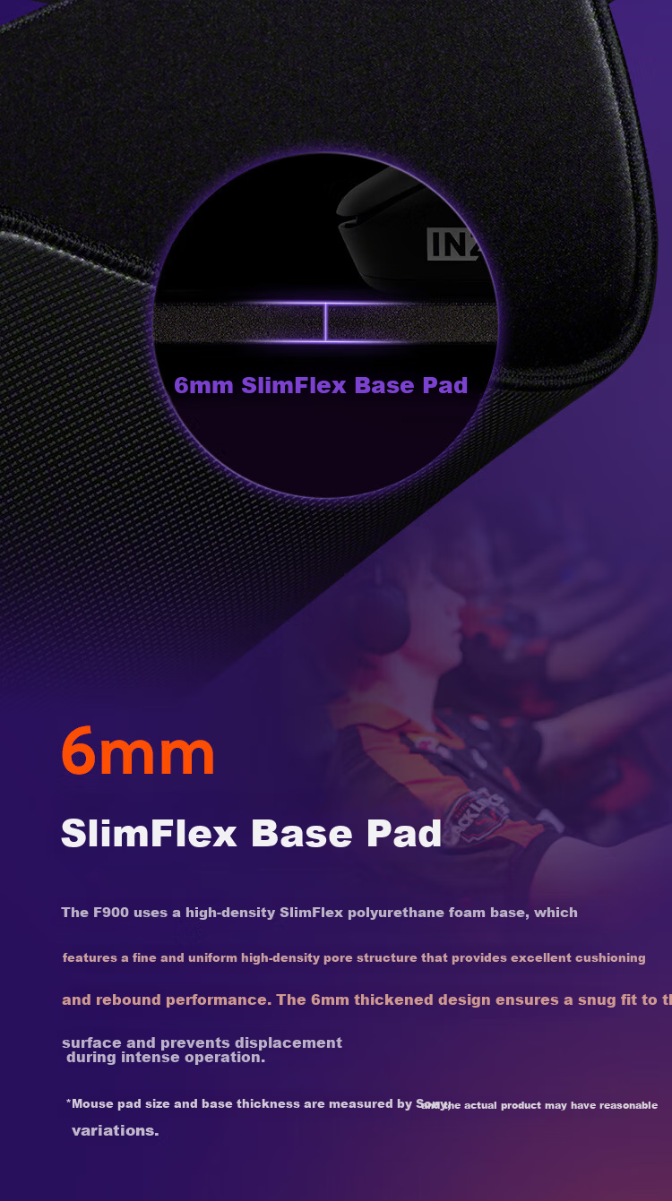SONY INZONE Yingzong D700 Speed Gaming Mouse Pad with Stitched Edges Approx. 480*400*4mm D Pad 6