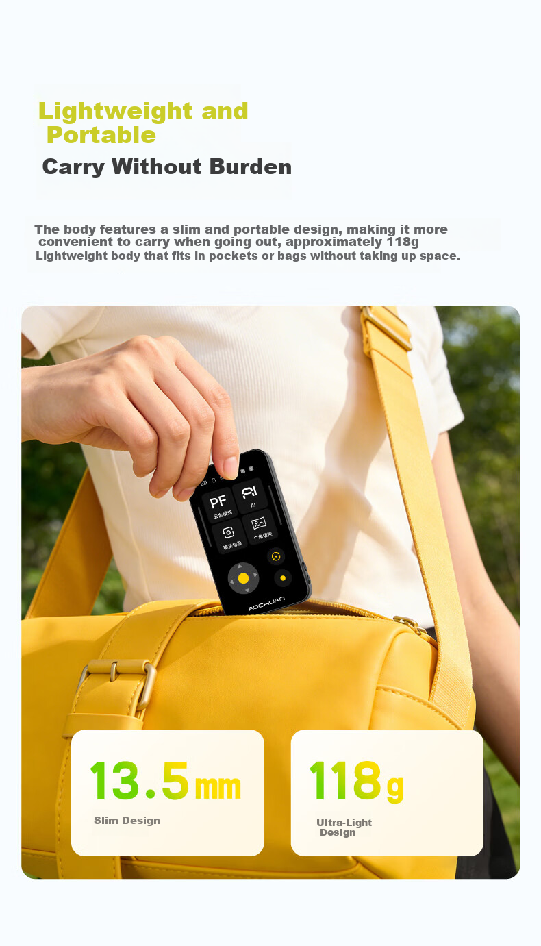 Okawa Vision1Ultra Smartphone Selfie Screen Portrait Enhancer Rear Selfie Secondary Display 7