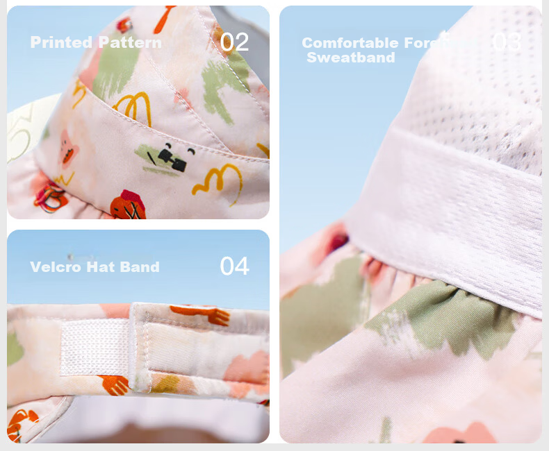 Mumeng Baby Sun Hat UV Protection Boys Girls Children's Sun Cap Bread Chocolate 19