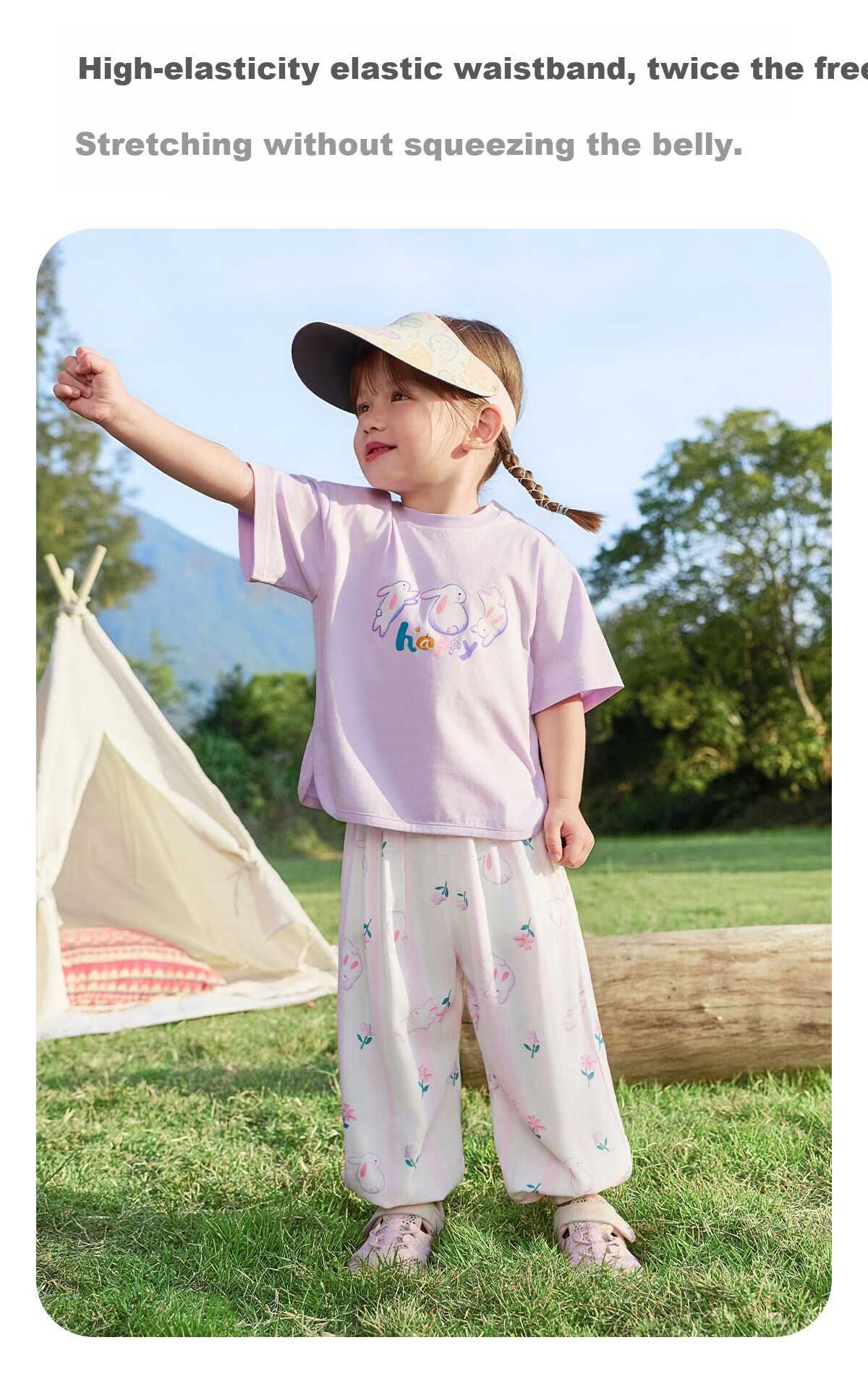 JOYNCLEON Baby Short Sleeve Set Boys and Girls Summer Long Pants Children's Thin Summer Two-Piece Outfit jtz205682 10