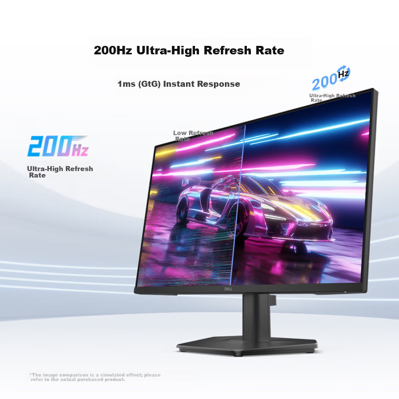 DELL 24-inch Fast IPS FHD 200Hz Low Blue Light FreeSync 99% sRGB Gaming Monitor SE2425HG