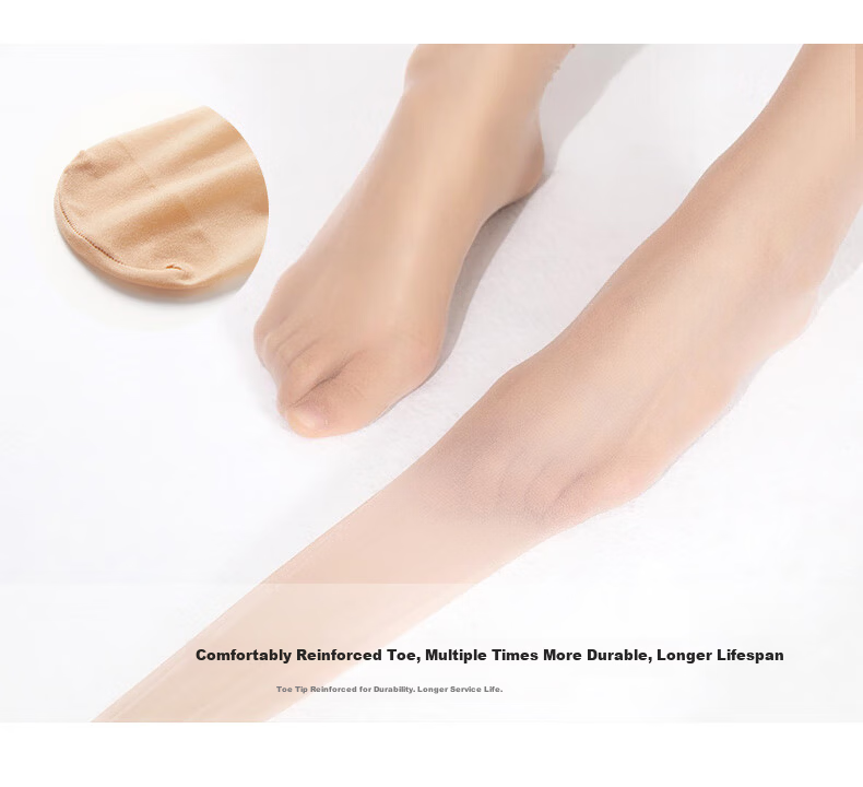 Langsha Anti-Wolf Ultra-Thin Sexy Safety Lace Integrated Pantyhose Nude Tights Anti-Exposure Leggings 10