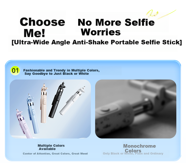 Suoying [2026 New] Selfie Stick Phone Holder Floor Tripod Live Streaming Stand 360° Rotation Anti-Shake Auto Tracking Travel Compact Portable Concert Photography 4
