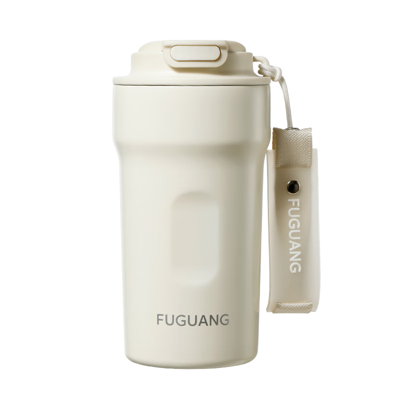 Fuguang Coffee Mug, 316L Stainless Steel Insulated Cup, for Men And Women, Students, Tea Cup, Office Use, Car-Mounted Portable Water Bottle