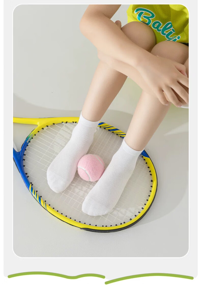 Langsha Kids Daily Disposable Cotton Socks Unisex Children Travel Essential Summer Thin Youth Socks 17